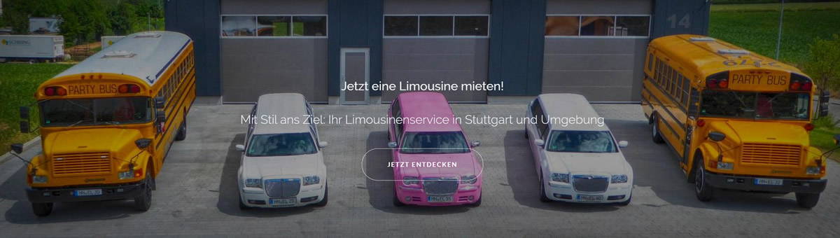  Stretchlimousinen Burgstetten -gelber Pary Bus